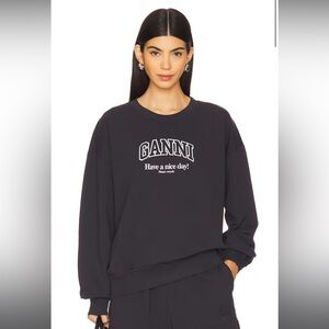 Ganni Sweatshirt - Have a nice day!